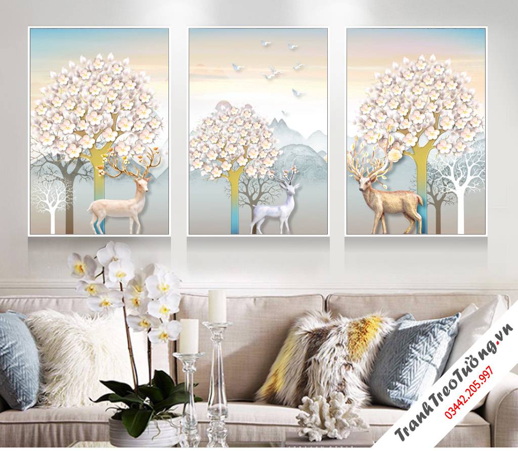 Tranh treo tường Canvas M60